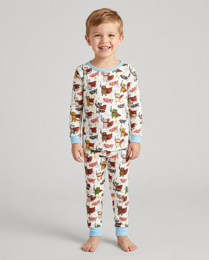 Huzzah! Huzzah! Bamboo Two Piece Long Sleeve Pajama Set