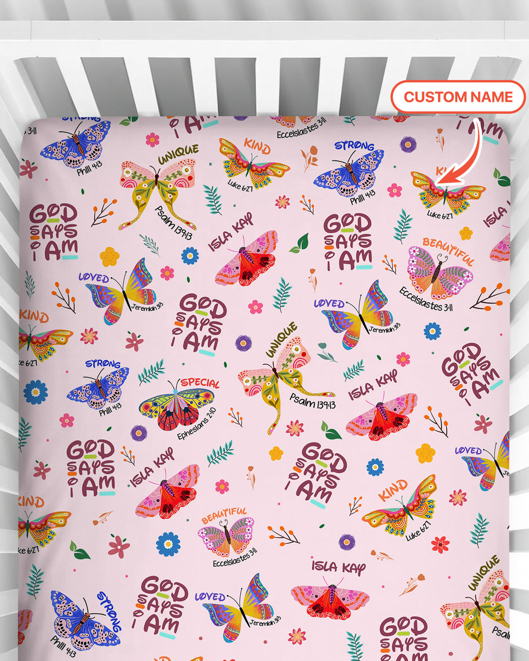 Vorlage für individuelle Spannbettlaken für Kinderbetten