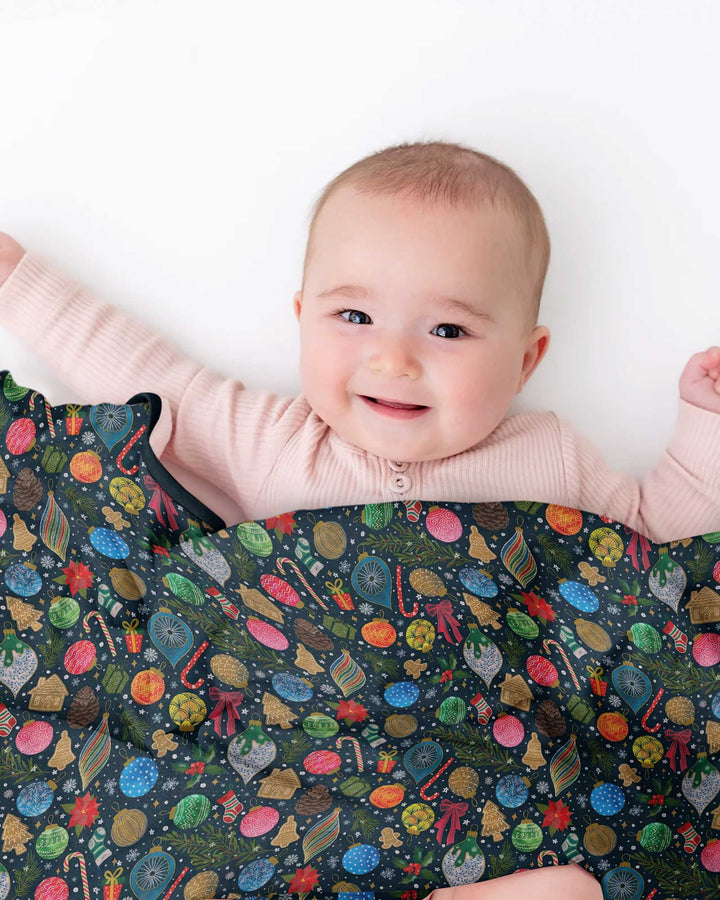 Holiday Ditsy Bamboo Blanket