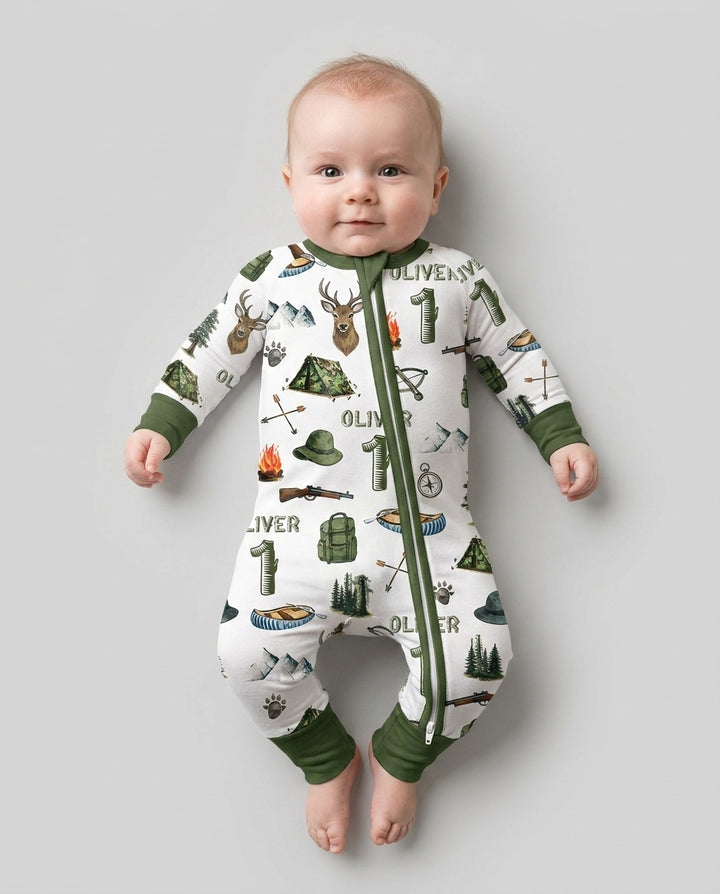 Personalized Birthday Camper Bamboo Convertible Zippy