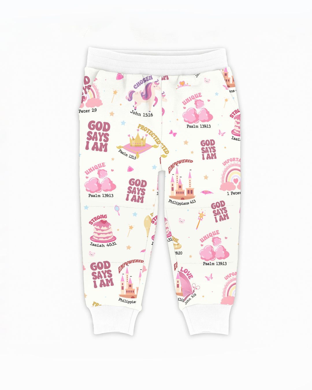 God Says I Am Girl Jogger