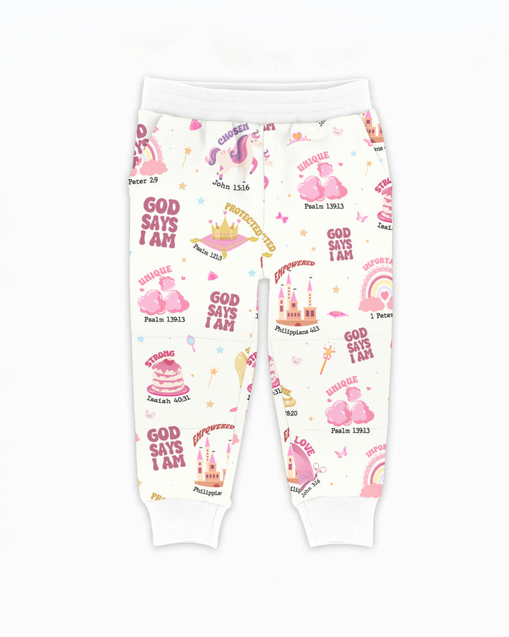 God Says I Am Girl Jogger