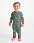 Atomic Santas in Space Bamboo Convertible Zippy