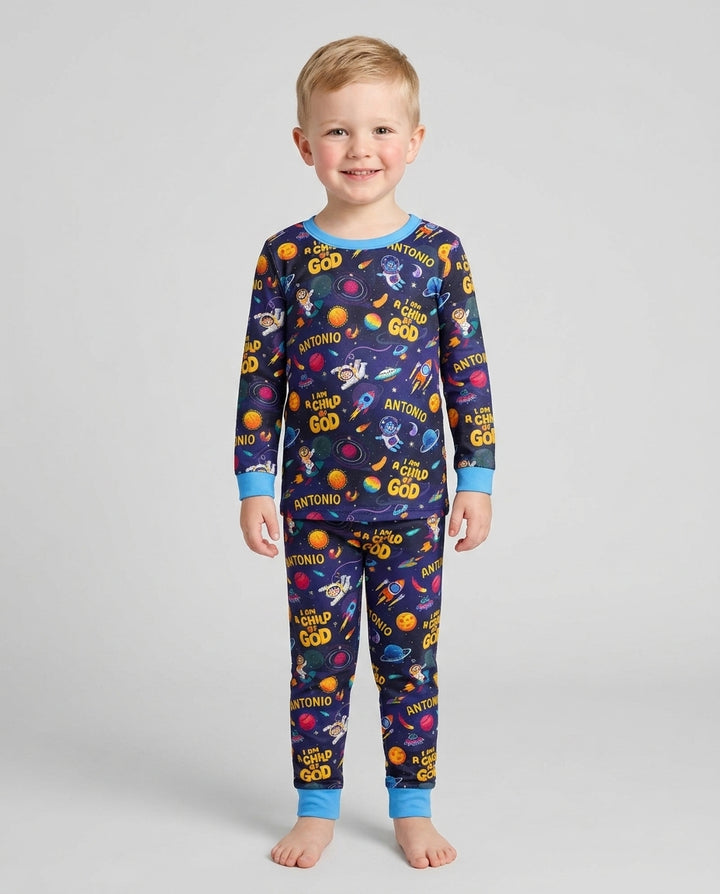 Child Of God Bamboo Two Piece Long Sleeve Pajama Set