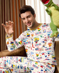 Hispanic Heritage Month Country Flags Bamboo Men's Pajama Set