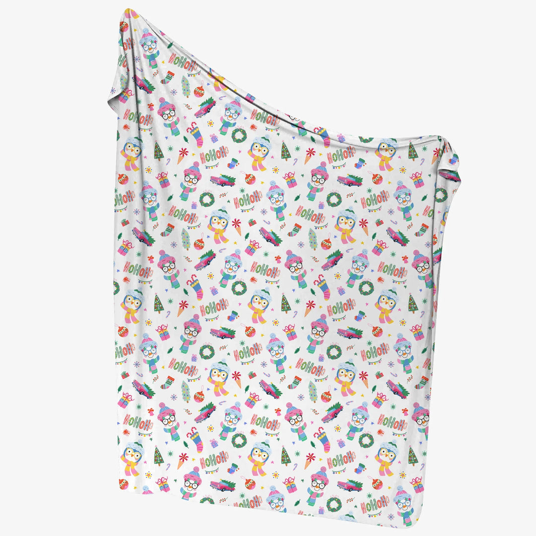 Bright Christmas Swaddle Blanket
