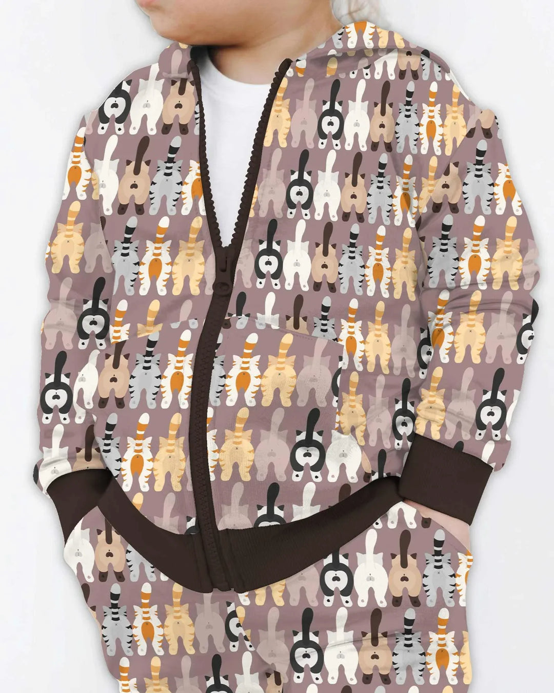 Cheeky Tails Bamboo Zip Hoodie