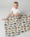 Little Hero Military Family Matching Bamboo Blanket