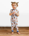 Moo-Rica Cowgirl Bamboo Two Piece Short Sleeve Pajama Set
