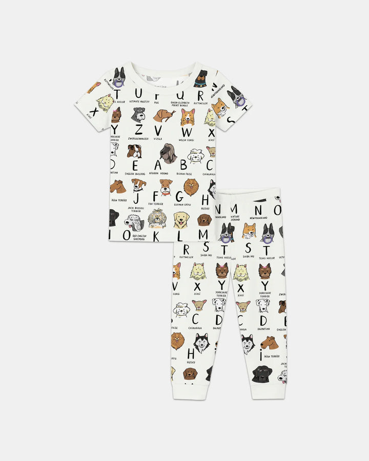 Zweiteiliges, kurzärmliges Pyjama-Set mit Marienkäfern