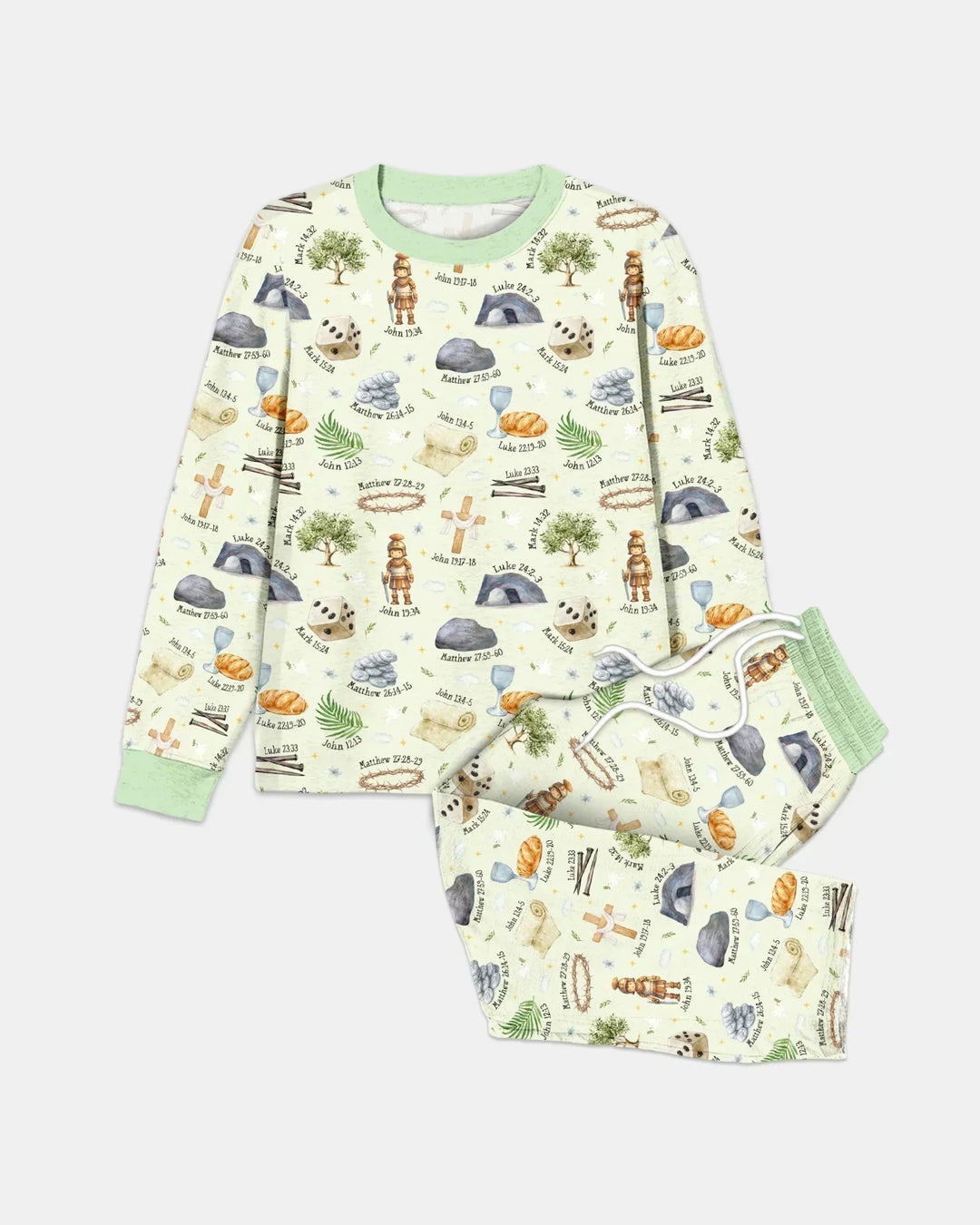 He Is Risen Family Matching Men's Pajama Set