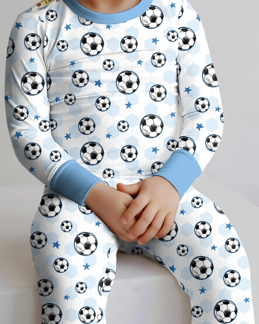 Goal Squad Family Matching Bamboo Two Piece Long Sleeve Pajama Set