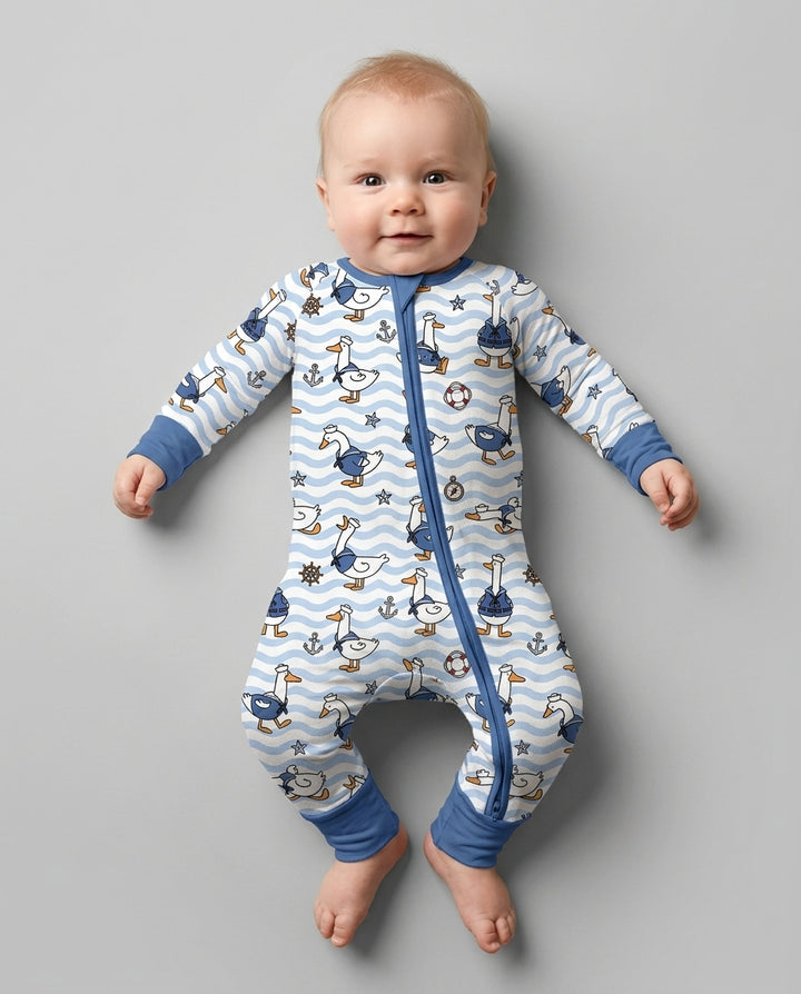 Silly Goose Sailor Bamboo Convertible Zippy