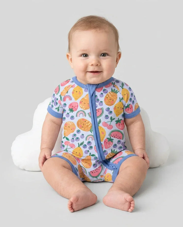 Fruitie Cuties Family Matching Bamboo Shorty Zippy