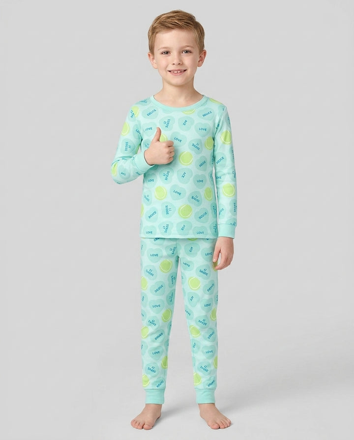Conjunto de pijama de dos piezas de bambú de manga larga
