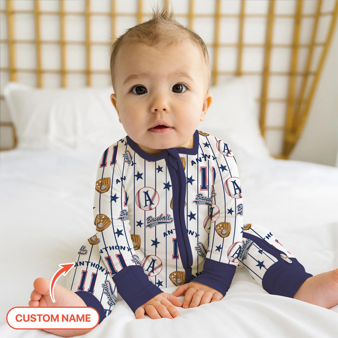 Custom Name Baseball Time Convertible Zippy