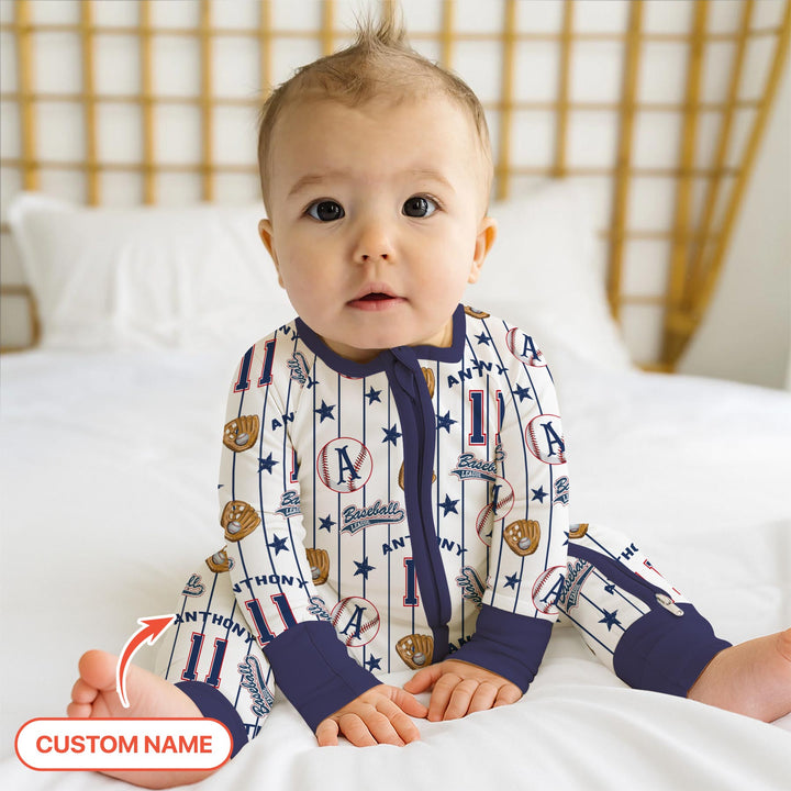 Custom Name Baseball Time Convertible Zippy