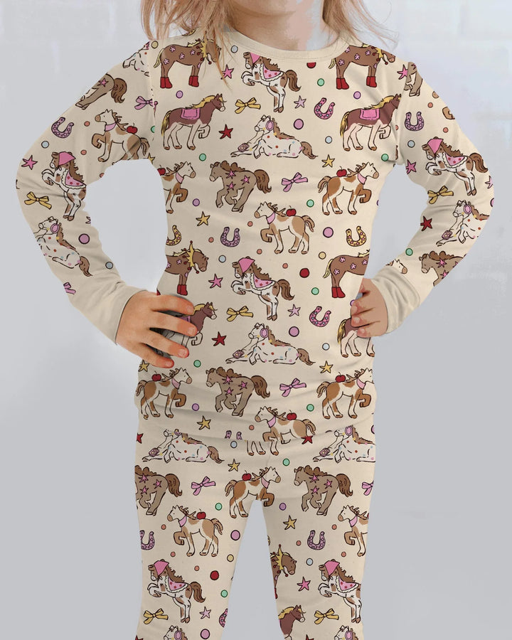 Lil' Buckaroo Bamboo Two Piece Long Sleeve Pajama Set