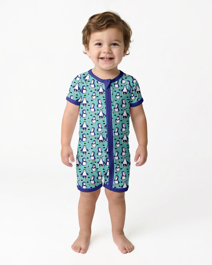 Penguin Hockey Bamboo Shorty Zippy