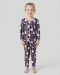 Cute Ghost Halloween Bamboo Two Piece Long Sleeve Pajama Set