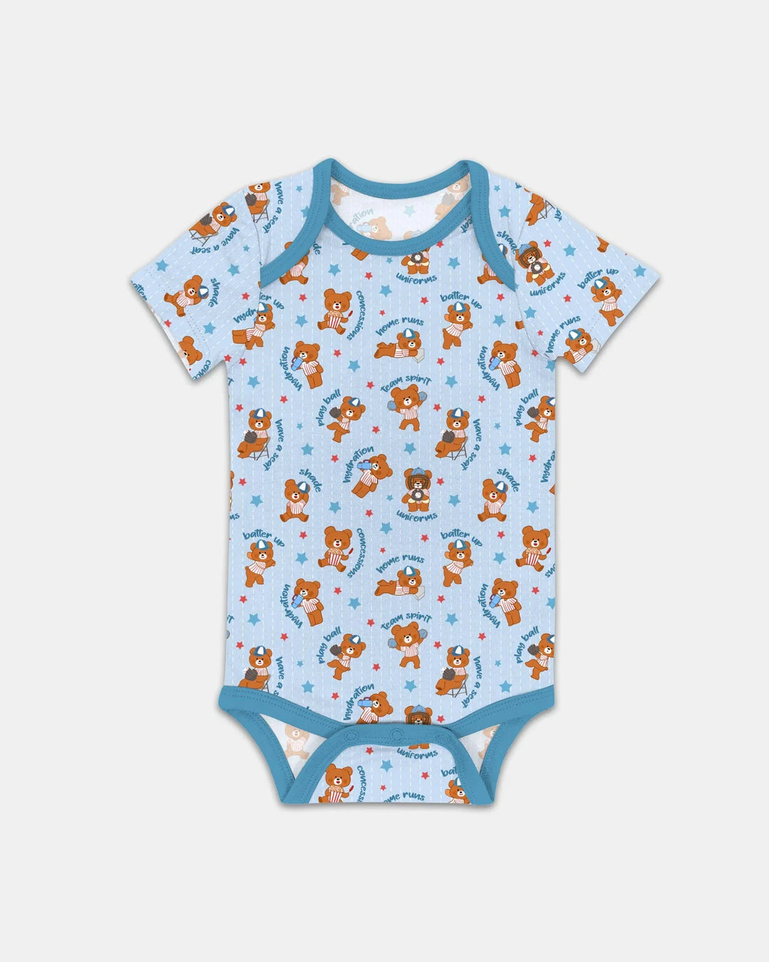 Born To Play Baseball Bamboo Bodysuit