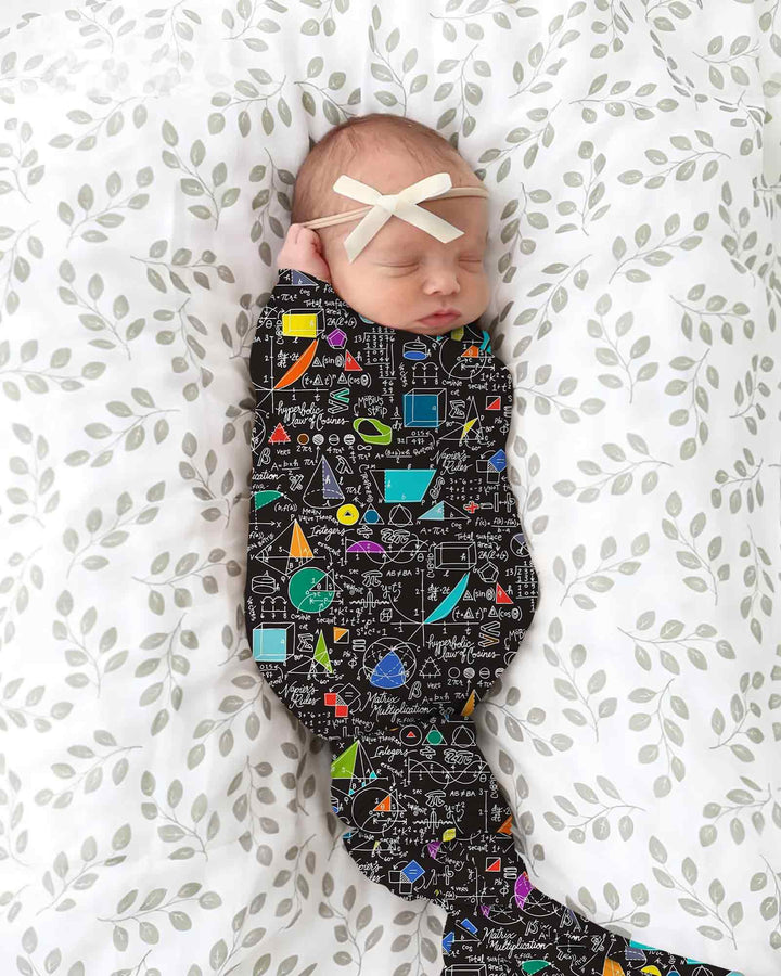 STEM Sketchbook swaddle blanket