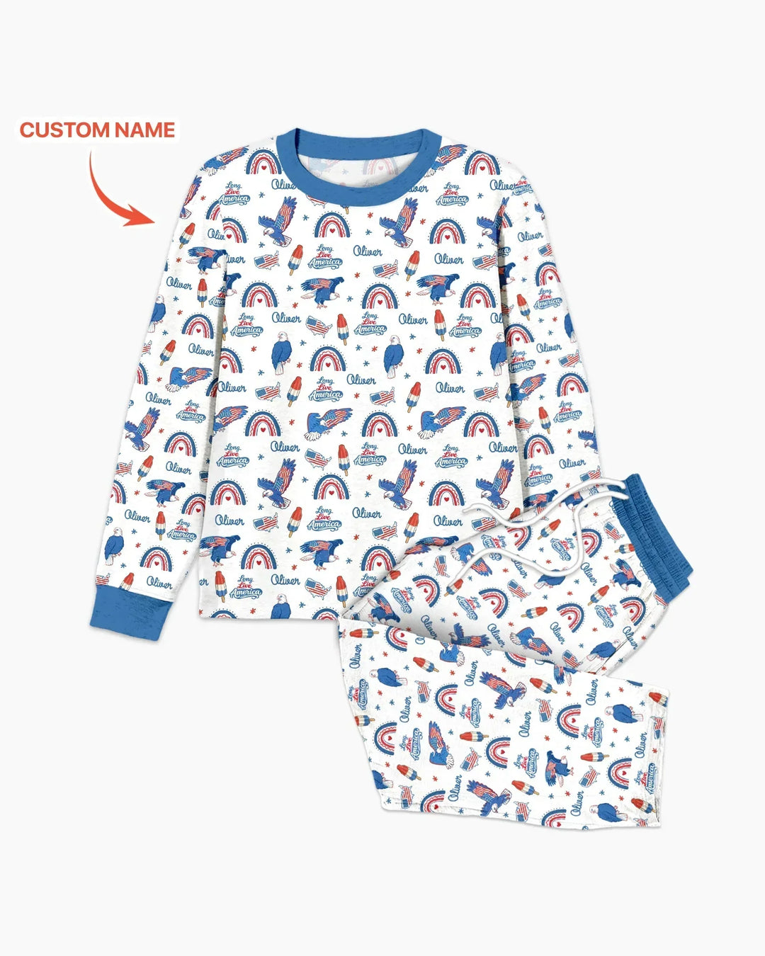 Long Live America Bamboo Men's Pajama Set