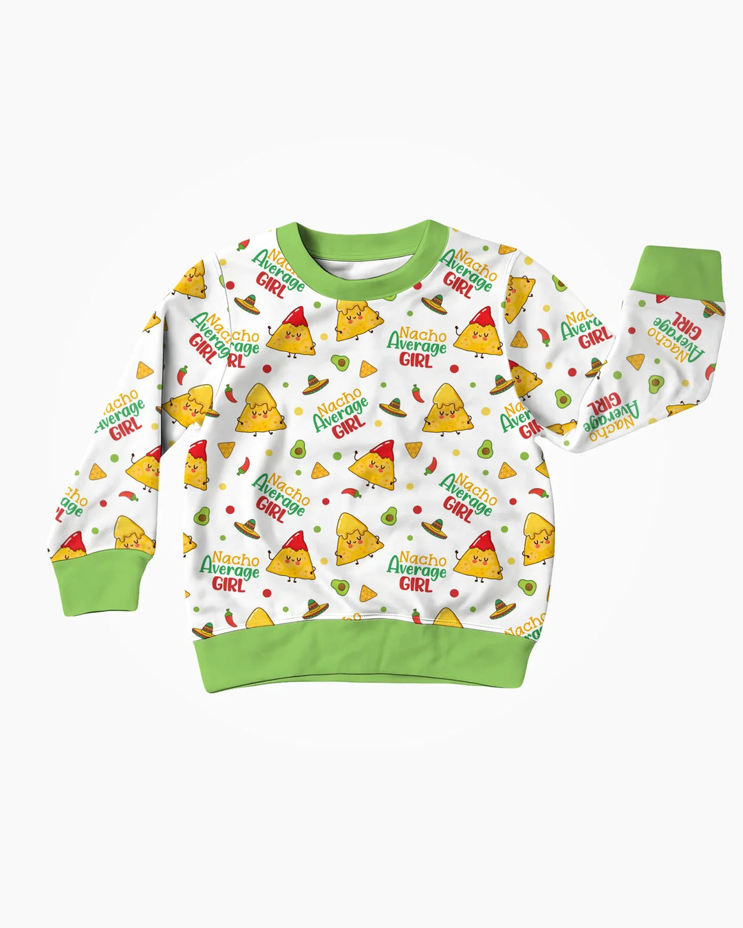Sudadera de cuello redondo de bambú Lil Nacho Average Kid
