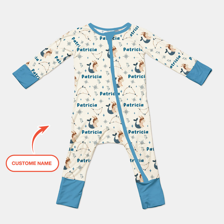 Bohemian Baby Zodiac Signs Custom Name Convertible Zippy