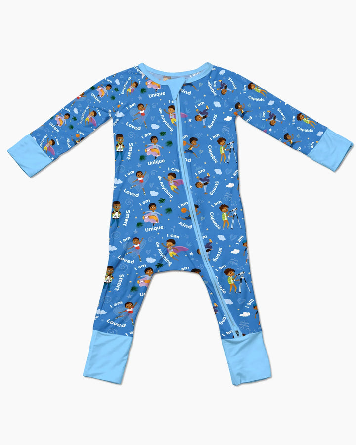 Black Boys I Am Smart Bamboo Convertible Zippy