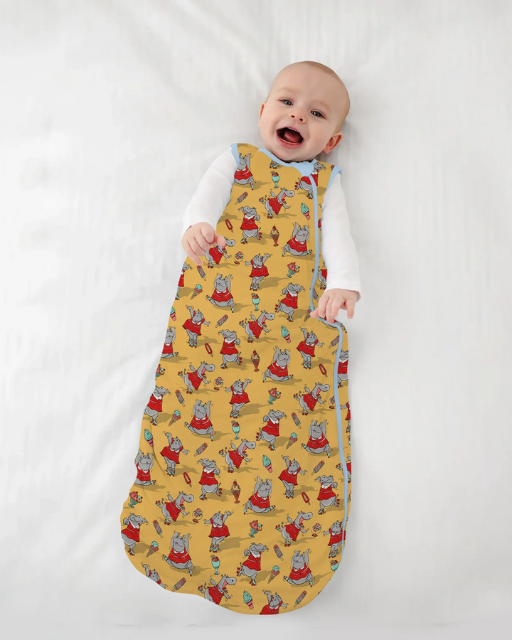 Dancing Hippo Treats Bamboo Sleep Bag