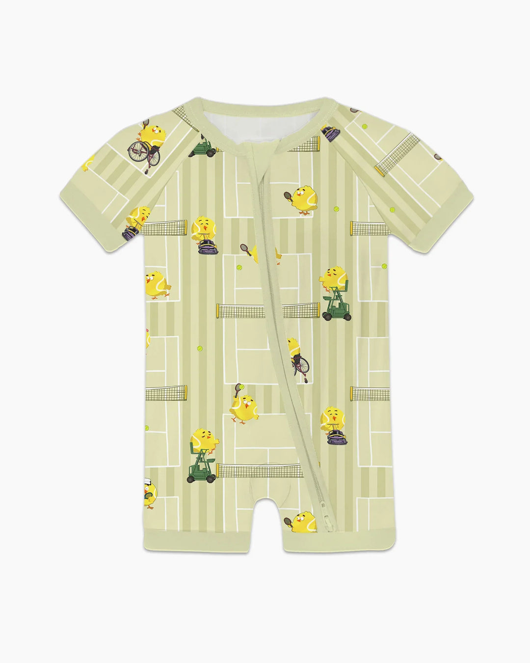Tennis Bamboo Shorty Zippy
