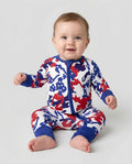 Pijama convertible de bambú con estampado camuflaje Patriot para padre e hijo