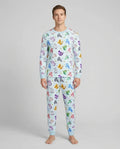 I Love You Axolotl Bamboo Men's Pajama Set