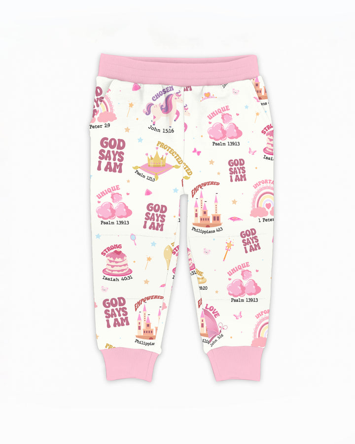 God Says I Am Girl Jogger