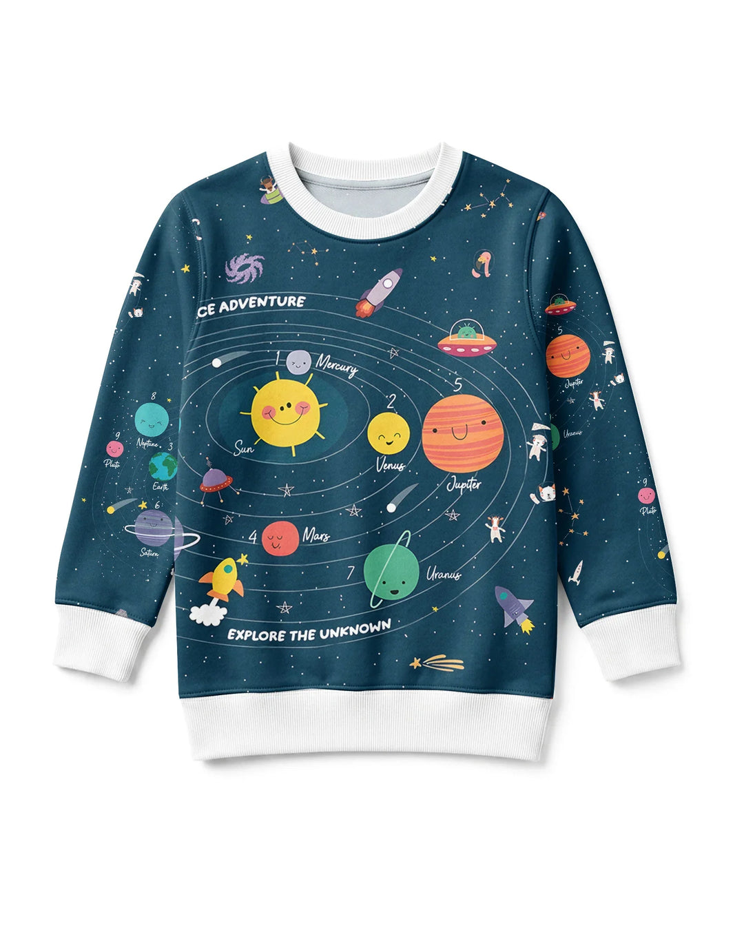Solar System Explorers Bamboo Crewneck Sweatshirt