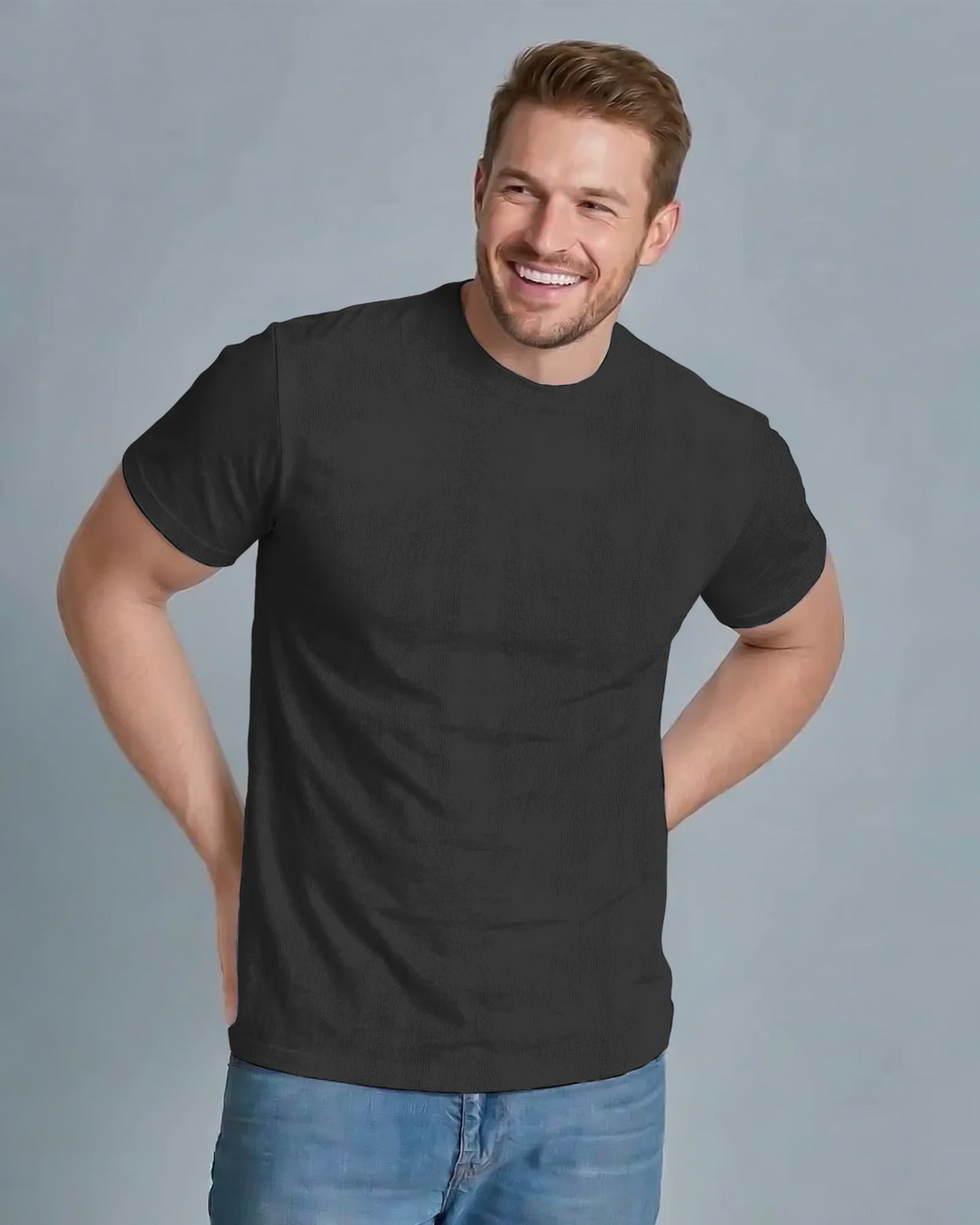 Solid color Bamboo Men T-Shirt