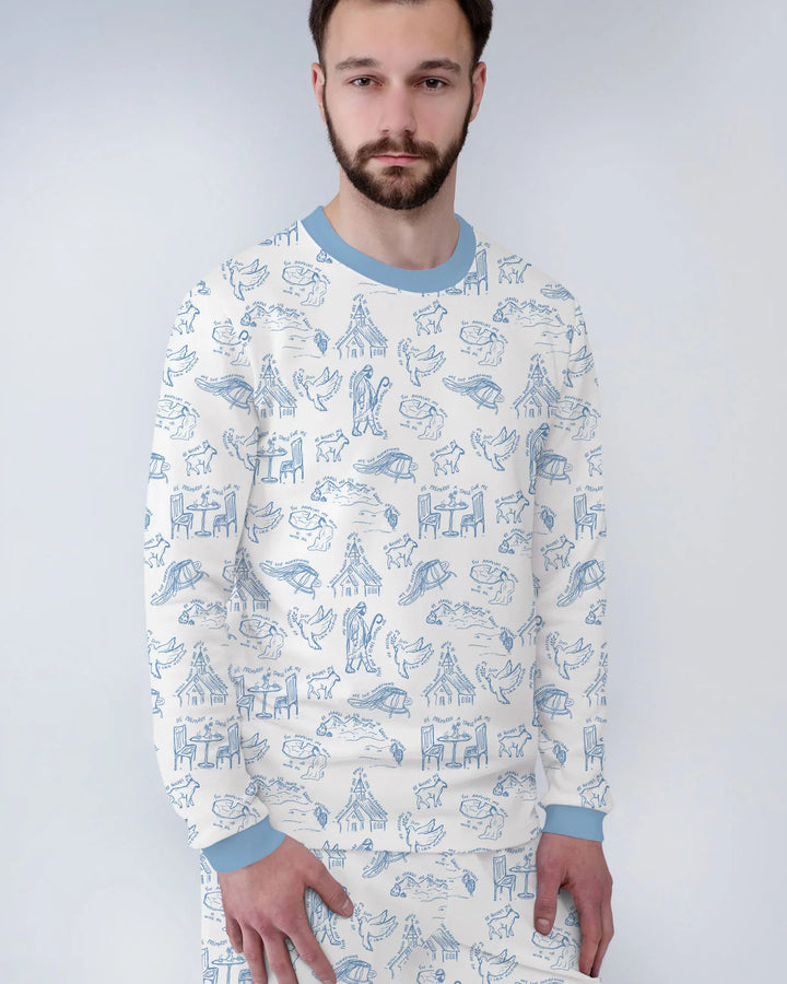 Vorlage Herren-Pyjama-Set