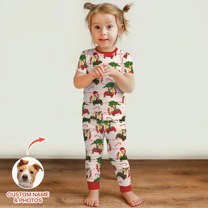 Zweiteiliges, kurzärmliges Pyjama-Set mit Marienkäfern