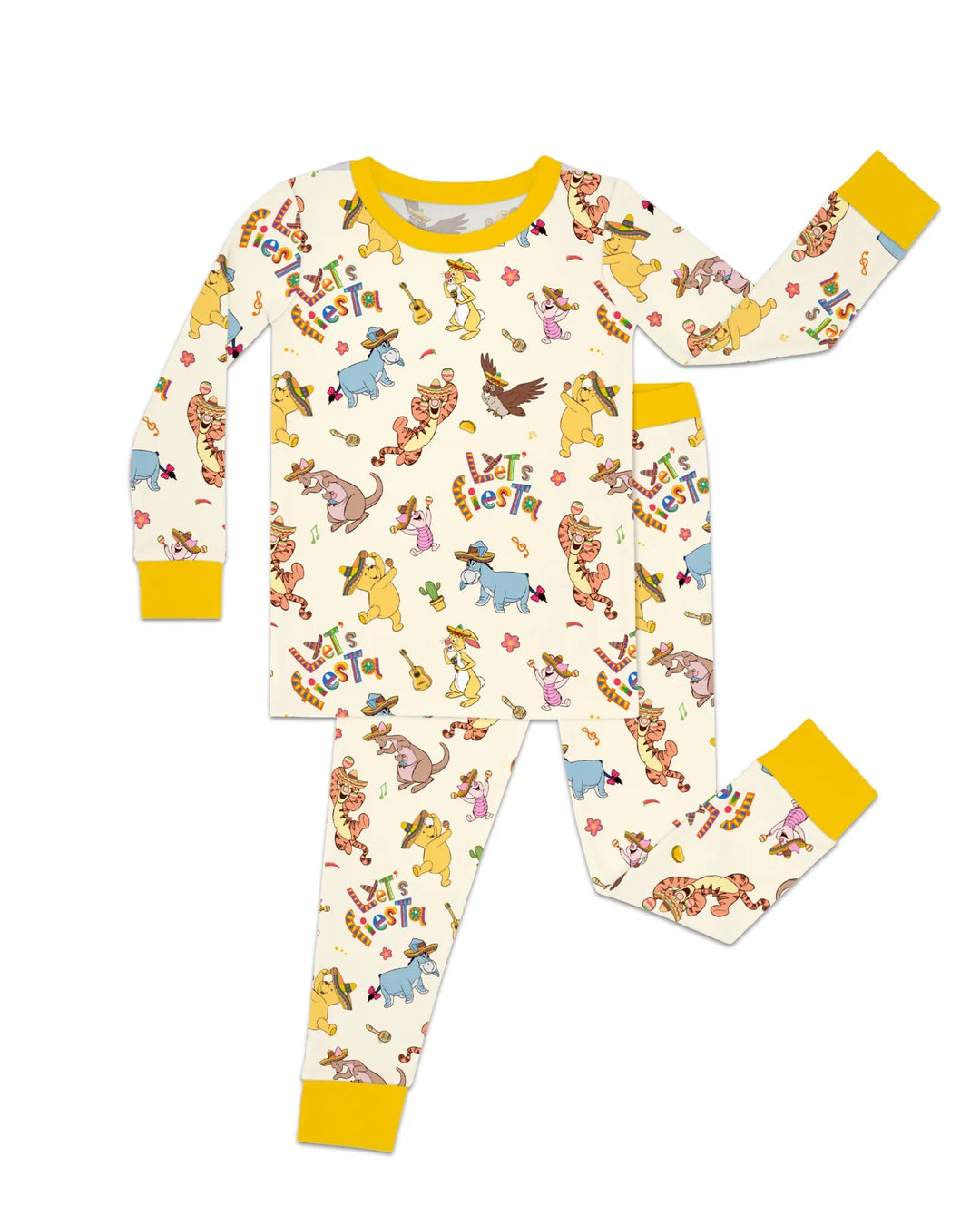 Let's Fiesta Bamboo Two Piece Long Sleeve Pajama Set