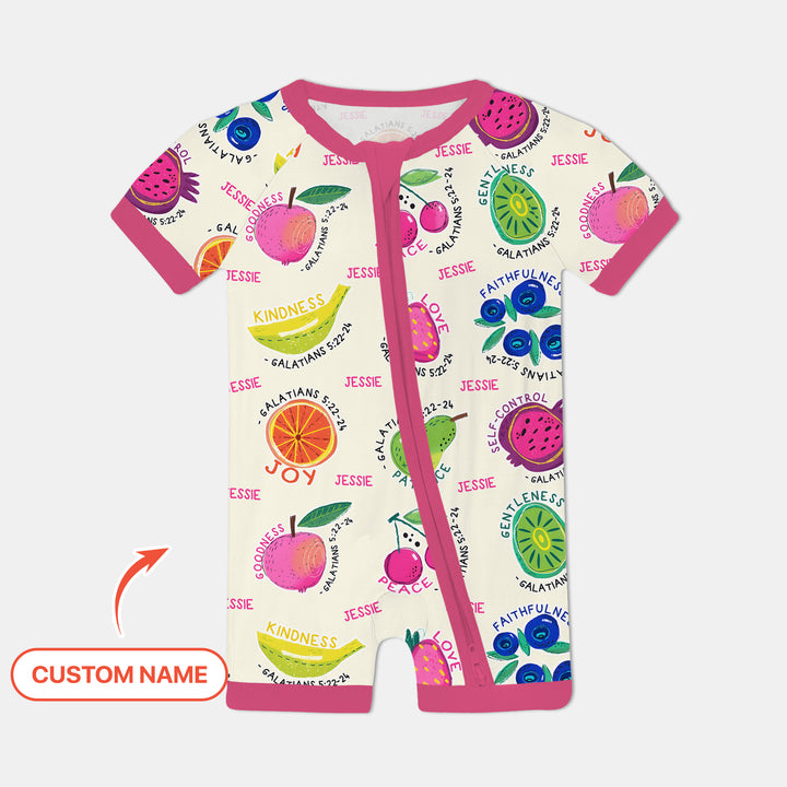 Fruit Of The Spirit Custom Name Shorty Zippy