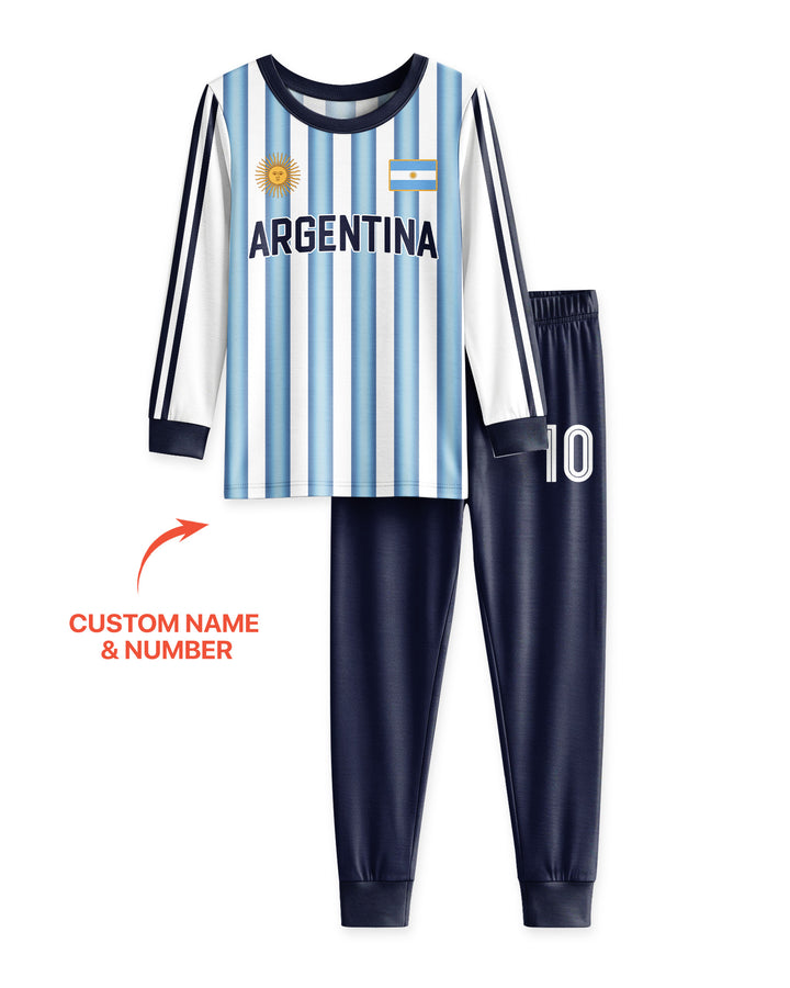 Conjunto de pijama de dos piezas de bambú con mangas largas, plantilla PERSONALIZADA