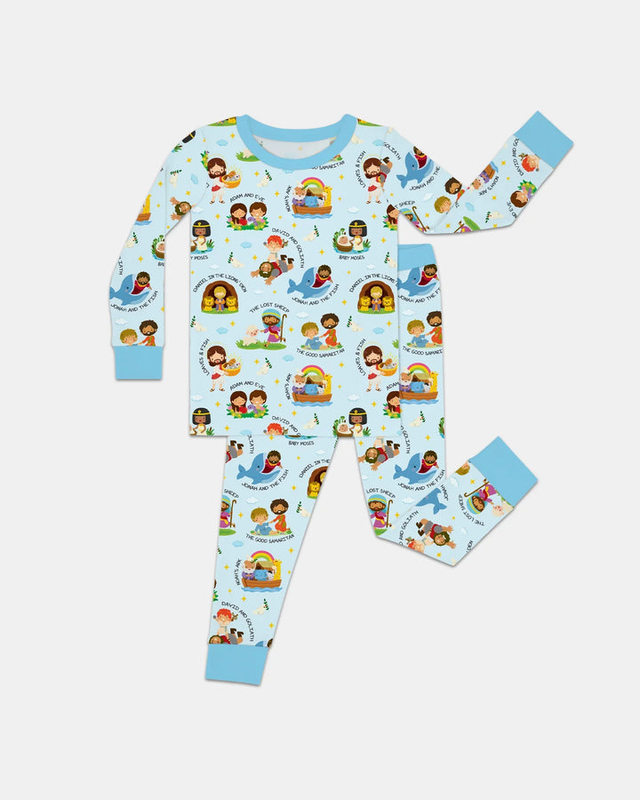 Bible Stories Two Piece Long Sleeve Pajama Set