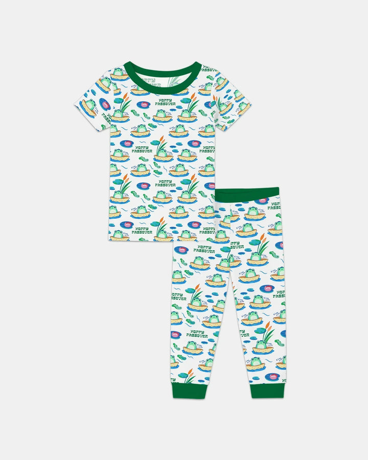 Zweiteiliges, kurzärmliges Pyjama-Set mit Marienkäfern