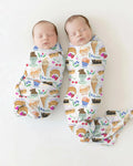 Purrfect Treats swaddle blanket