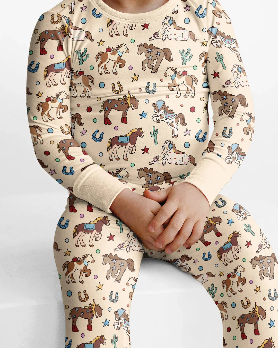 Lil' Buckaroo Bamboo Two Piece Long Sleeve Pajama Set