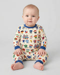 2026 Soccer World Jersey Flag Bamboo Two Piece Long Sleeve Pajama Set