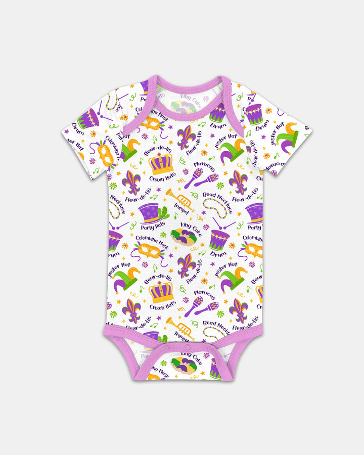 Mardi Gras Family Matching Bodysuit
