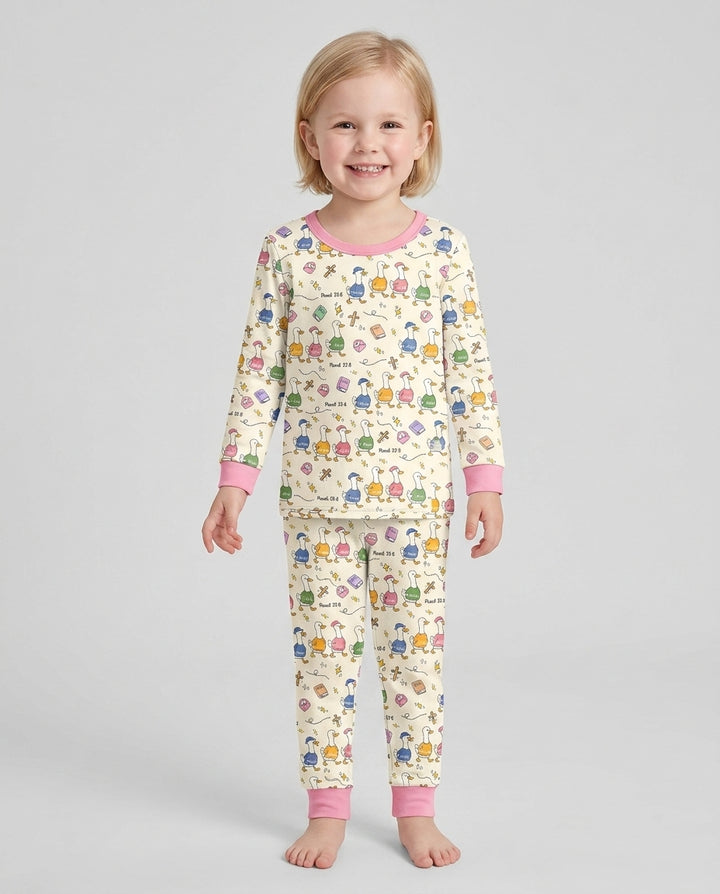 Psalm 23:6 Matching Family Bamboo Two Piece Long Sleeve Pajama Set