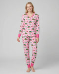 Watermelon Turtle Family Matching Bamboo Women Pajama Set